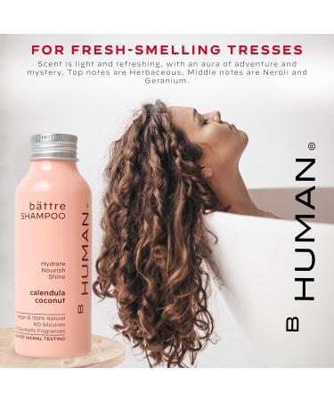 BHUMAN B ttre Dry Shampoo Powder - Water-Activated Vegan & Cruelty-Free Sustainable Hair Cleanser for Women & Men - 50 Washes with Calendula & Coconut - Buy Online on GoSupps.com