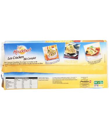 Heudebert Whole Wheat Crackers - 10 Freshness Sachets 250g - Buy Online on GoSupps.com