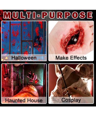 Buy Fake Blood Makeup Spray - Halloween Liquid Blood for Costumes Cosplay and SFX Effects - Buy Online on GoSupps.com