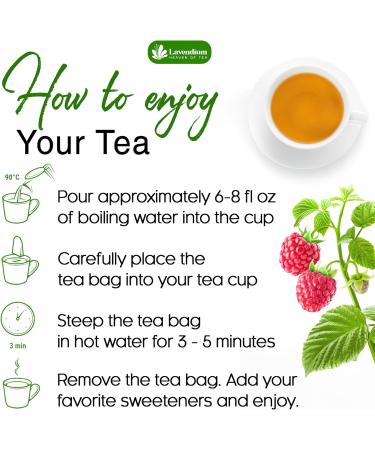 Lavendium Premium 40 Banaba Leaf Tea Bags 100% Natural & Pure from Banaba Leaves. Loose Leaf Banaba Herbal Tea. Made with Natural Tea Bags No Sugar No Caffeine No Gluten Vegan. - Buy Online on GoSupps.com