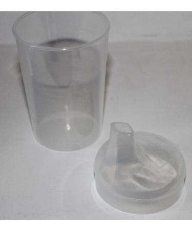 Clear Plastic Drinking Cup with Wide Spout - Perfect for Elderly and Less Able Individuals - Buy Online on GoSupps.com