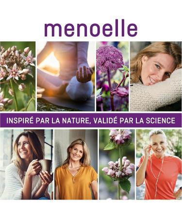 Menoelle - Menopause & Pre-Menopause Food Supplement - Heat Blushes Treatment - Natural EstroG-100 Extract Vitamins & Minerals - 60 Tablets - Women's Wellness without Hormones - Buy Online on GoSupps.com