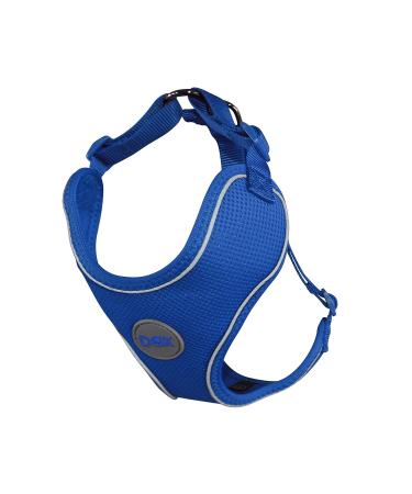 DDOXX Reflecting Airmesh Step -in Dog harness - adjustable breast puppy crockery for all sizes - S (blue) neck: 20-28 cm |Breast: 32-44 cm blue - Buy Online on GoSupps.com
