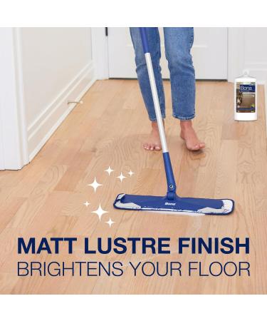 Bona Wood Floor Polish 1L Bottle - Matt Finish for Hardwood Floors - Buy Online on GoSupps.com