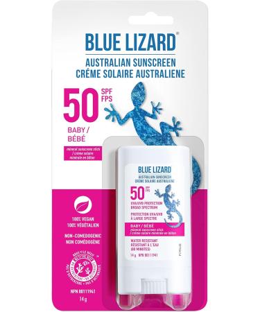 BLUE LIZARD SPF 50 Kids Duo Mineral-Based Sunscreen for Toddlers and Children Non-Greasy Sunscreen & Baby SPF 50 Stick Sunscreen + Baby SPF 50 Stick - Buy Online on GoSupps.com