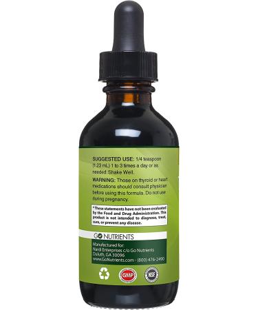 Thyroid Edge Organic Support Supplement - 2 oz | Boost Thyroid Health - Buy Online on GoSupps.com