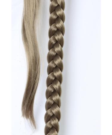 KARLOR Ponytail Hair Extensions 80 cm with Hair Scrunchie Natural Synthetic Hair Braids Hair Extensions for Braiding Long Ponytail Brown Hairpiece for Women - Buy Online on GoSupps.com