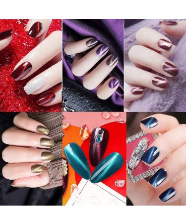 Dazzle with Omainy Cat Eye Gel Nail Polish Set - Soak Off UV LED Nail Art - 6 Colors + Magnet Included - Buy Online on GoSupps.com