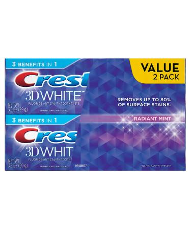 Crest 3D White Radiant Mint Whitening Toothpaste
