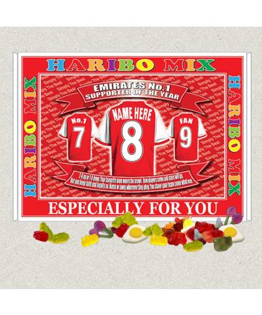 Gooners Football Shirt Personalised Gift Boxed Sweets - Buy Online on GoSupps.com