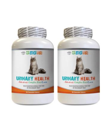 cat Urinary Relief - CAT Urinary Health Formula - Support Bladder Health - Natural Complex - cat Urinary Tract Health - 2 Bottle (180 Treats)