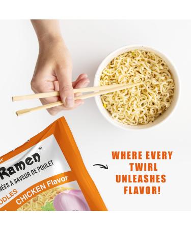 Club Supreme Ramen Instant Noodle - Chicken Noodles 85G (Pack of 12) 1.02 Kg - Cooks In 3 Minutes White - Buy Online on GoSupps.com