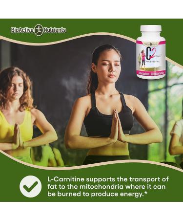 BioActive C2-Chromium Picolinate with L-Carnitine | 120 Vegetable Capsules | Supports Fat and Carb Metabolism - Buy Online on GoSupps.com