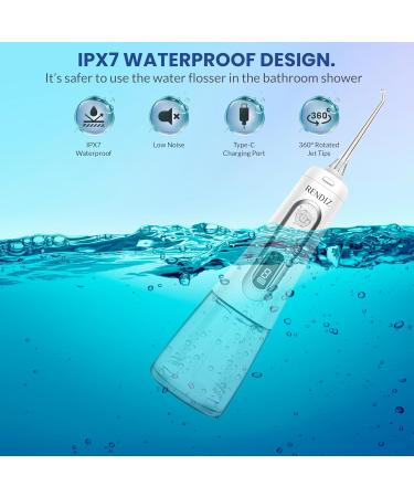 Shop Professional Water Flosser - 9 Modes Cordless IPX7 Waterproof 300 ML Tank for Optimal Oral Care - Buy Online on GoSupps.com