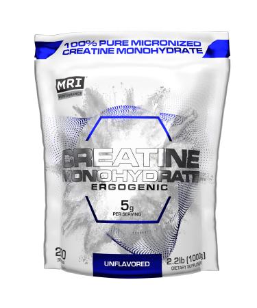 MRI Performance Creatine Monohydrate Powder 5g 100% Pure Micronized Creatine Supplement Muscle Growth & Recovery Build Muscle Increase Strength Performance Endurance 1000g Unflavored