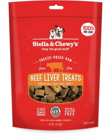 Stella & Chewy s Freeze-Dried Raw Wild Weenies Dog Treats All-Natural Protein Rich & Freeze-Dried Raw Single Ingredient Beef Liver Treats 3 oz. Bag Lamb+ Beef Liver Treats 92 g (Pack of 1) - Buy Online on GoSupps.com