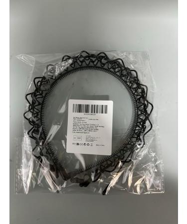 6 pieces wave metal headband metal headband unisex spring wave hair band men's headband non-slip elastic headband multiple styles for sports fitness daily make-up - Buy Online on GoSupps.com