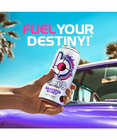 Bang Energy Bangster Berry Sugar-Free Energy Drink - 16 Oz - Pack of 12 - Buy Online on GoSupps.com