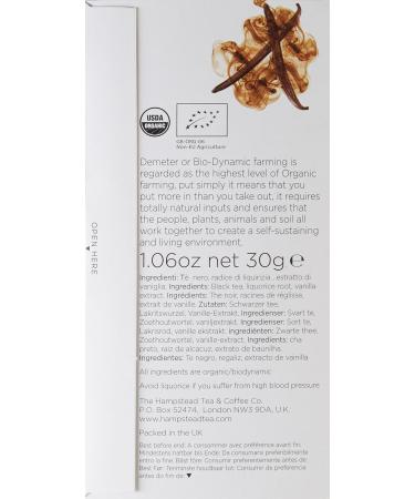 Hampstead Tea Th Vanille 20 Sachets - Lot de 3 - Buy Online on GoSupps.com