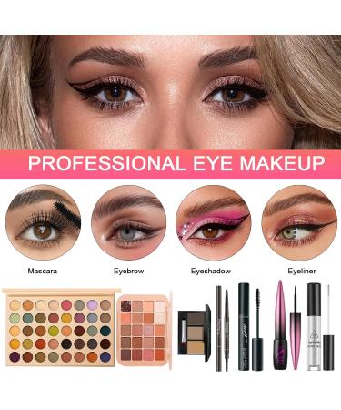 Buy All-in-One Makeup Kit for Women Professional Travel Set | Complete Gift for Beginners - Foundation Eyeshadow Lipstick & More - Buy Online on GoSupps.com