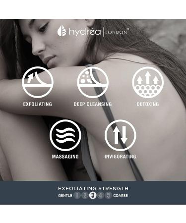 Hydrea London Long Handle Body Brush with Natural Bristles - Exfoliating Back Scrubber for Cellulite Removal and Lymphatic Drainage - FSC Certified Beechwood - Buy Online on GoSupps.com