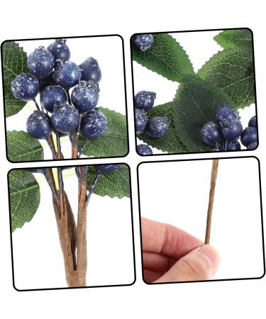 ABOOFAN 15 Pcs Artificial Berry Cuttings Christmas Faux Apples Fake Berries Green Garland Artificial Pine Picks Decor Xmas Tree Picks Blue Flowers Cherry Bean Sticks Iron Dark Bluex3pcs 18X7.5X3CMx3pcs - Buy Online on GoSupps.com