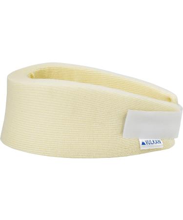Vulkan Medium Shallow Medicollar Neck Support Ideal for Minor Injuries Whiplash Trauma or Post Operative Care Pain Relief & Support Brace for Neck Pain Comfortable 7 cm High x 44 cm Long Shallow Height Medium Length - Buy Online on GoSupps.com