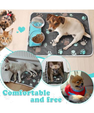 NAMALU 4 Waterproof Guinea Pig Fleece Ceiling & Small Dog Blanket | Absorbent Reusable Cage Inserts & Cuddly Sleep Pad (60x40 cm) - Sweet Paws - Buy Online on GoSupps.com