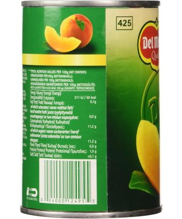 Del Monte Peach Slices In Juice 415g White - Buy Online on GoSupps.com