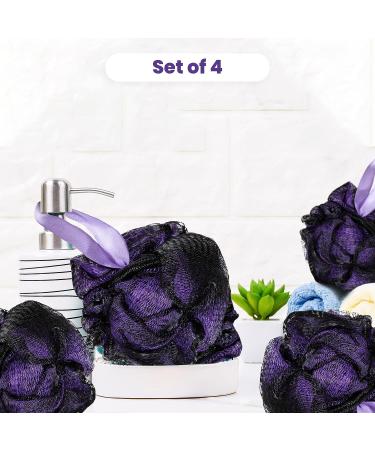 Opaz Bath Shower Sponge Loofah Skin Care Kit - Set of 4 - Buy Online on GoSupps.com