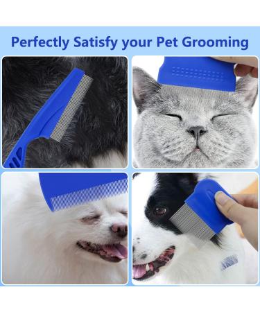 FUYIHGL 4Pcs Flea Comb for Cats Dogs | 4 Styles of Comb Included Cat Dog Flea Lice Comb That Kills Fleas | with Smooth Teeth Pet Flea Brush for Flea Treatment | Ideal for Cats Dogs Kitten Puppies 1 - Buy Online on GoSupps.com