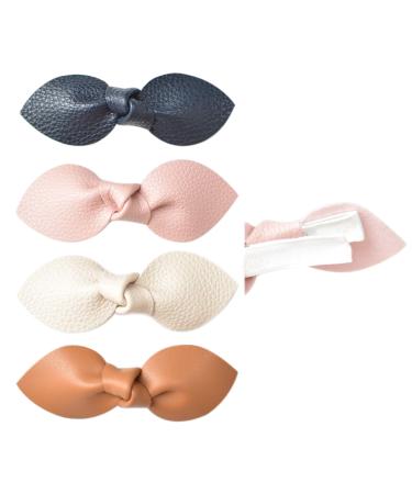 California Tot Strong and Safe Fully Lined Alligator Bow Hair Bow Clips (Hannah Set)