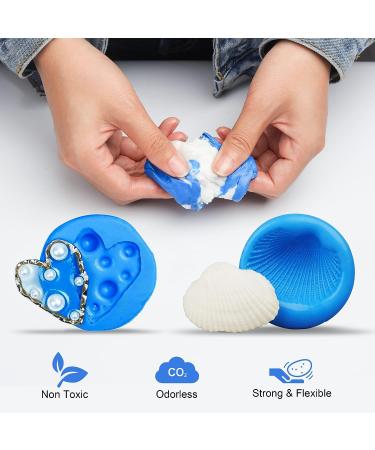 LET'S RESIN 1LB Silicone Putty Mold Making Kit - Non-Toxic & Flexible | Easy 1:1 Mixing Ratio for Reusable Resin & Soap Molds - Buy Online on GoSupps.com