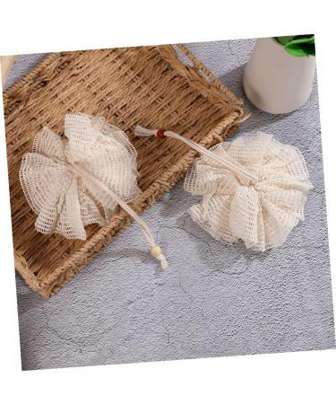 Healeved 4 pcs Foaming Net Loofah Set | Shower Puff Face & Back Scrubber Bath Sponge for Men & Women - Buy Online on GoSupps.com