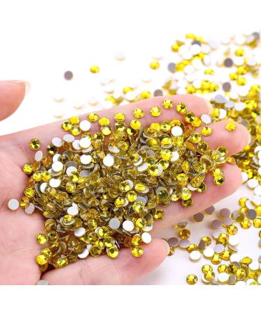 Yhmq 576PCs Rhinestones & Nail Crystals - Cittrine SS30 (6.4mm & 6.5mm) for Stunning Nail Art - Buy Online on GoSupps.com