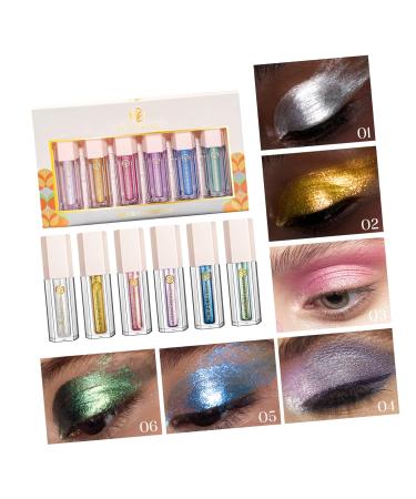 Balacoo 12 Pcs Metallic Eye Shadow Set | Bling Eyeshadow Flash | Korean Glitter Highlighter | Women's Eye Makeup Accessories - Buy Online on GoSupps.com