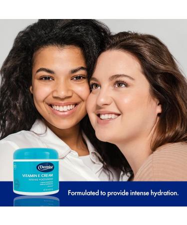 Dermisa Vitamin E Cream | Intense Moisturizer for Dry Skin | with Cocoa Butter Collagen Elastin & Q10 | Made in USA | Pack of 1 4 Ounce (Pack of 1) - Buy Online on GoSupps.com
