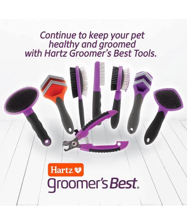 Hartz Groomer's Best Slicker Brush for Cats & Small Dogs - Detangles & Deshedding for All Coat Types - Buy Online on GoSupps.com