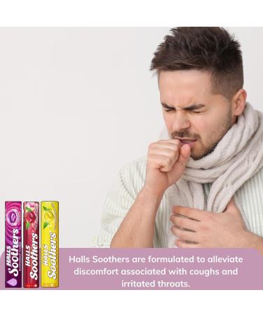 Soothers Cough Sweets Bundle Contains Blackcurrant 45g Cherry 45g Honey and Lemon 45g Sugar Free Cherry 32g Original 32g Extra Strong 32g Total of 6 Pocket Tissue - Buy Online on GoSupps.com