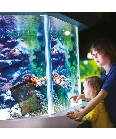 MOZEAT LENS Aquarium Filter Bag - 10 Reusable High Flow Zipper Bags for Activated Carbon & Bio-Ball - Black Network Filter Bags for Optimal Water Filtration - Buy Online on GoSupps.com