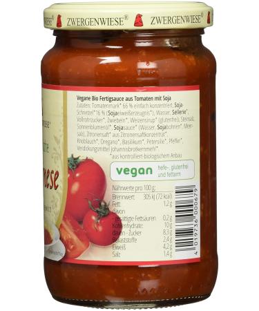 Buy Zwergenwiese Organic Vegetarian Bolognese 350 ml - Delicious Healthy International Shipping Available - Buy Online on GoSupps.com