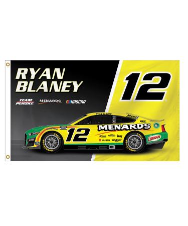 Ryan Blaney #12 Nascar 3' x 5' Car Flag New for 2022