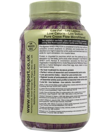 Whey Protein Isolate 1kg Tub - Premium Vanilla Flavor | High Protein Low Carb International Shipping - Buy Online on GoSupps.com