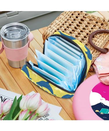 Storage Bags for Women's Bandages | Nautical Dolphin Design | Portable Menstrual Pad & Tampon Holders - Buy Online on GoSupps.com
