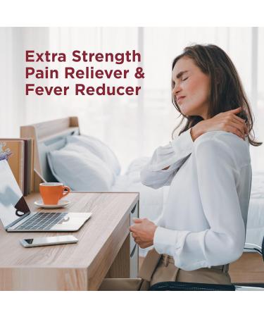 Buy Amazon Basic Care Extra Strength Acetaminophen 500 mg Caplets - Pain Relief & Fever Reducer (100 Count) | Fast International Shipping - Buy Online on GoSupps.com