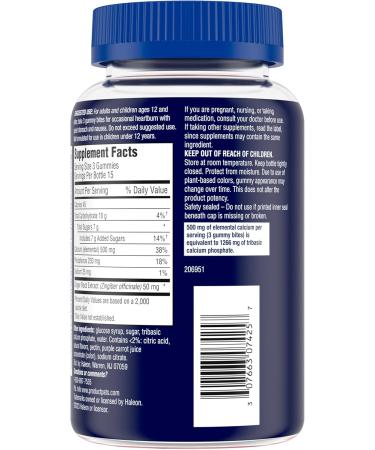 TUMS Plus Upset Stomach & Nausea Support Dietary Supplement Ginger Berry - 45 Count - Buy Online on GoSupps.com