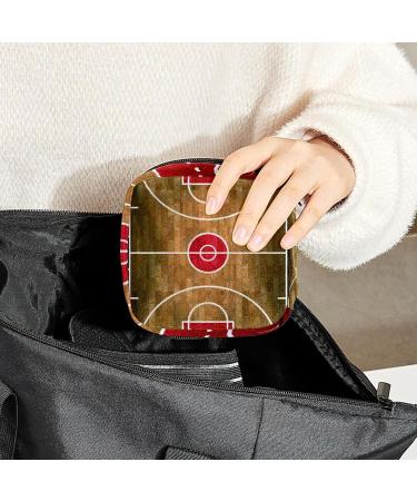 GIAPB Basketball Court Period Bag - Period Storage and Travel Makeup Pouch Color1418 - Buy Online on GoSupps.com