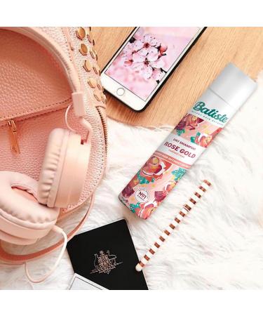Batiste XXL Volume Dry Shampoo Spray + Batiste Dry Shampoo Spray Rose Gold | 200-ml Each XXL Volume + Shampoo Spray Rose Gold - Buy Online on GoSupps.com