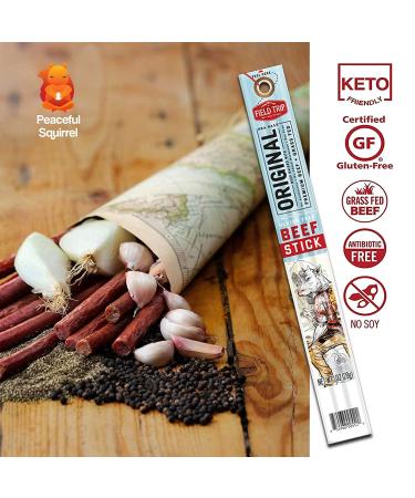 Peaceful Squirrel Field Trip Snacks Meat Sticks 15-Pack - Variety of 5 Flavors | Keto Gluten Free Jerky | Low Carb High Protein Snacks | No Nitrates | All Natural Ingredients | 1 Ounce - Buy Online on GoSupps.com