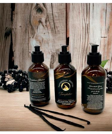 Temptation Aromas Black Currant Vanilla Perfume Lotion - Natural & Organic Moisturizer Made in USA - 4 oz for Lasting Body Scent - Buy Online on GoSupps.com